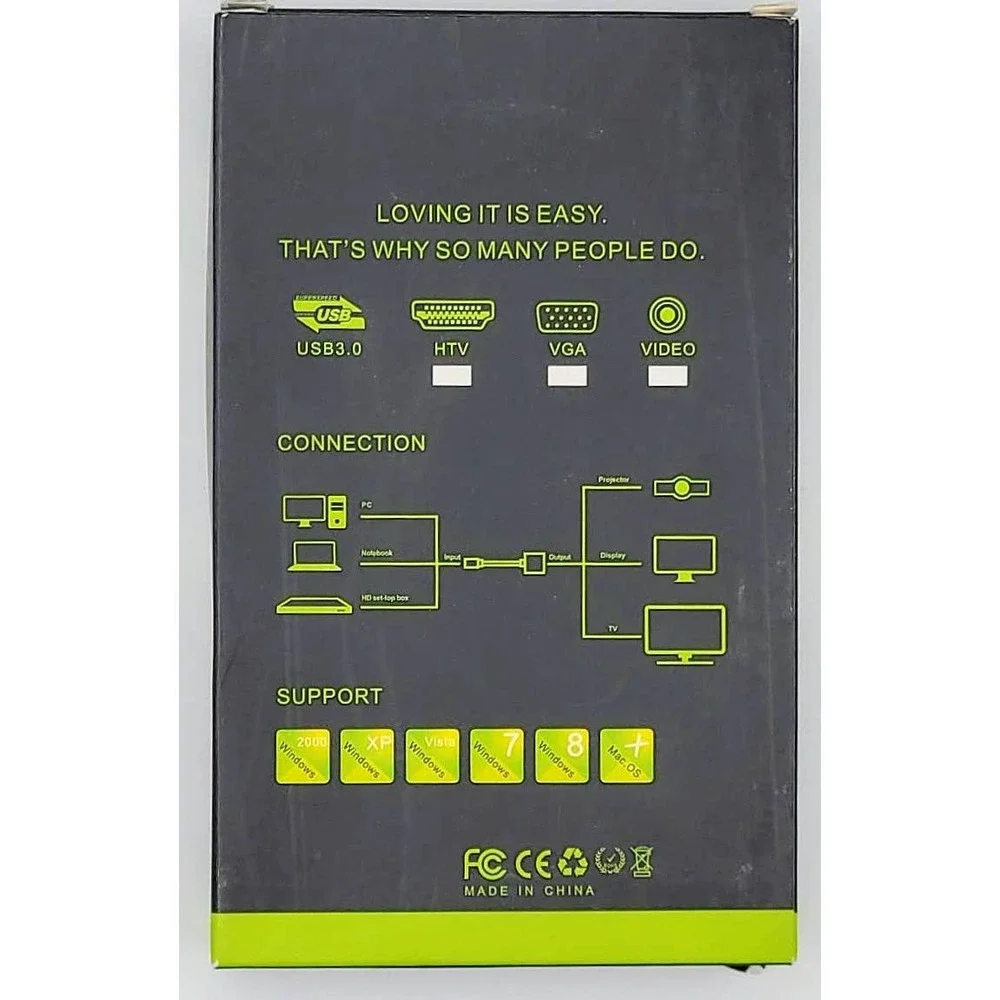USB to HDMI Adapter, USB 3.0 to HDMI HD 1080P Video Graphics Audio Output